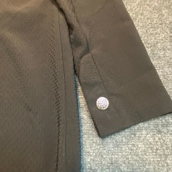 Versace Womens Size 40 EU US 8/10 M Black Overlay Floral Cut Out Jacket Dress - Picture 5 of 8